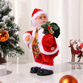 Santa Doll Plush Fabric Fluffy Beard Indoor & Outdoor