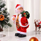 Santa Doll Plush Fabric Fluffy Beard Indoor & Outdoor