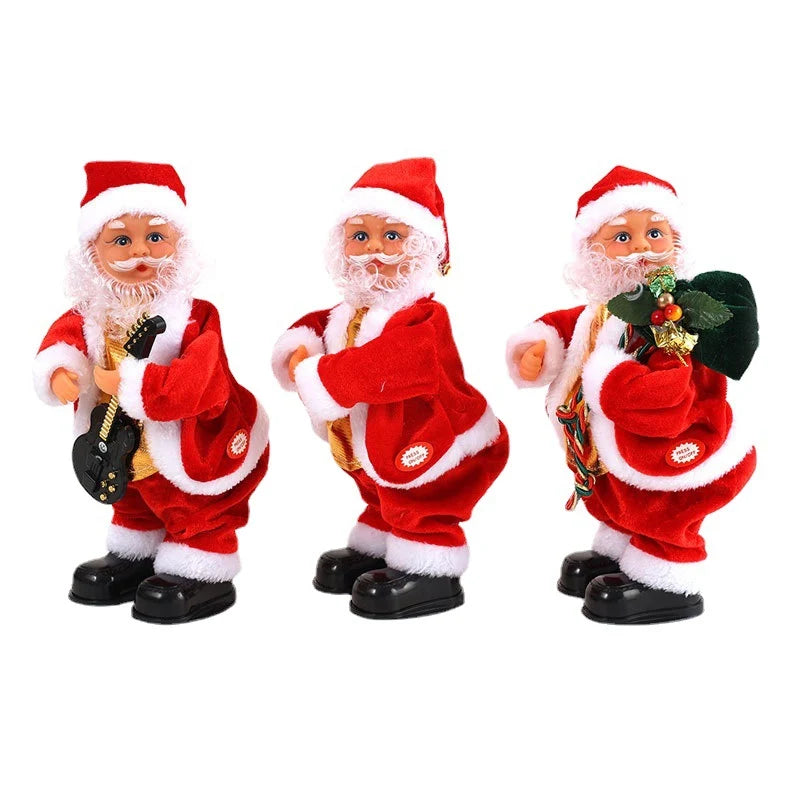 Santa Doll Premium Fabric Fluffy Beard Indoor & Outdoor