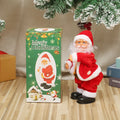 Santa Figure Fabric-Trimmed Gift Detail