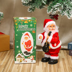 Santa Figure Fabric-Trimmed Gift Detail