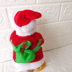 Santa Figure Soft Plush Electric Necklace Tabletop & Hanging