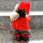 Santa Figurine Dancing Red Tabletop Decor