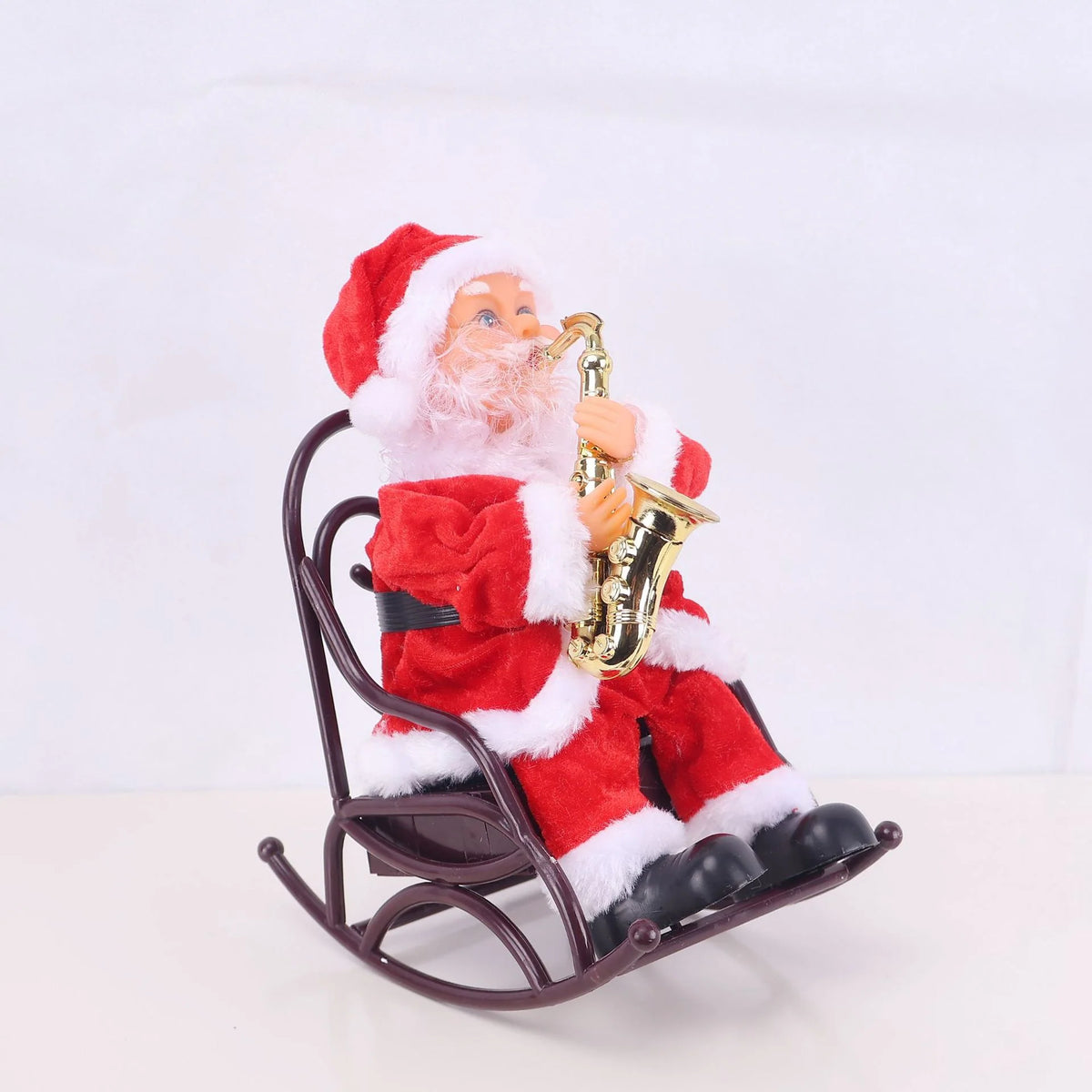 Santa Figurine Detailed Design Durable Tabletop Decor