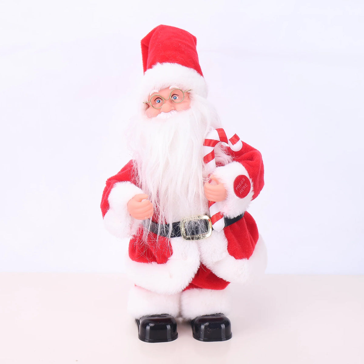 Santa Figurine Detailed Design Durable Tabletop Decor