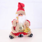 Santa Figurine Detailed Design Durable Tabletop Decor