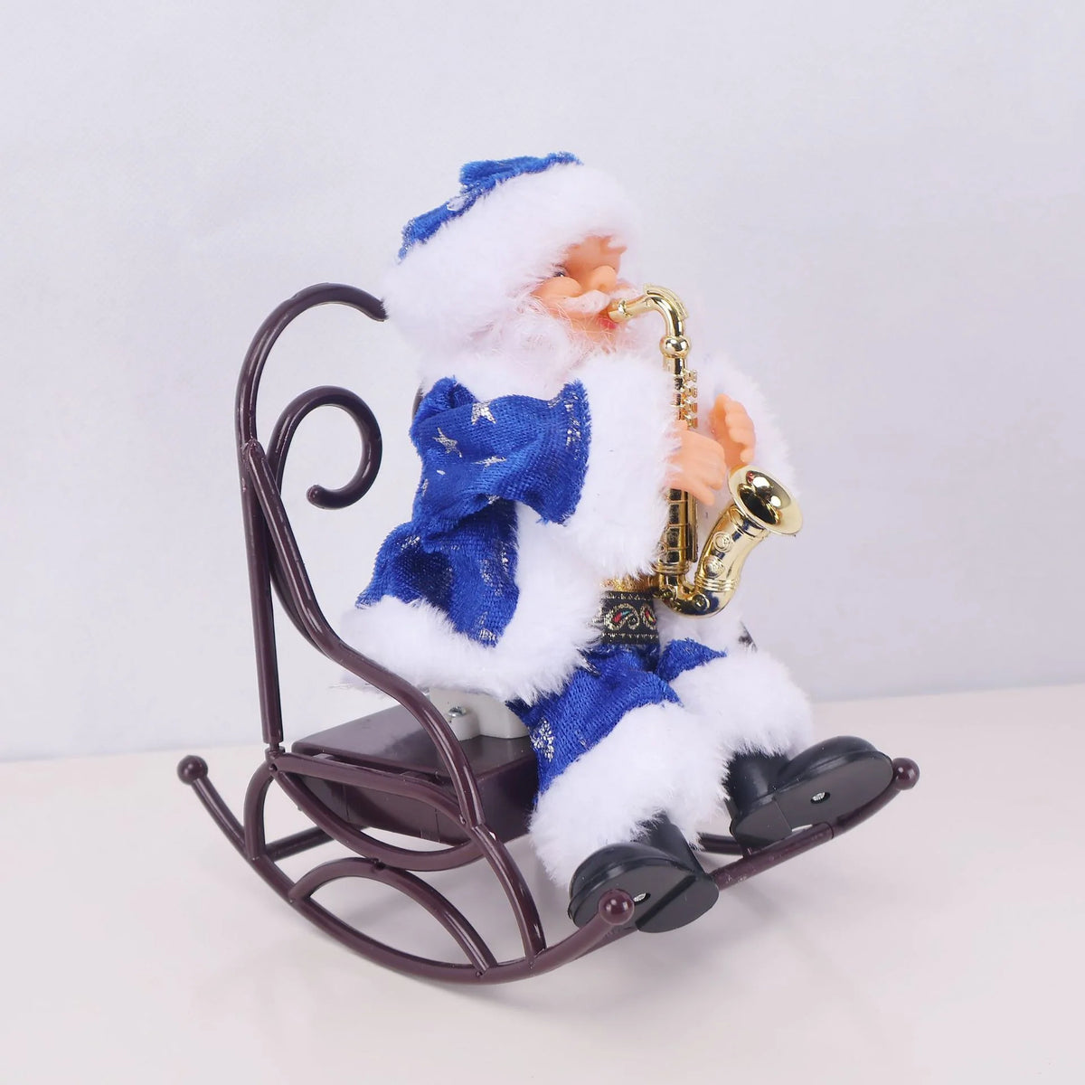 Santa Figurine Detailed Design Durable Tabletop Decor