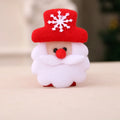 Santa Figurine Felt & Soft Fabric Fluffy Beard