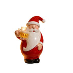 Santa Figurine Hand-Painted Polyresin With Beer Mug