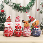Santa Figurine Handcrafted Fabric Tabletop Decor