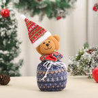 Santa Figurine Handcrafted Fabric Tabletop Decor