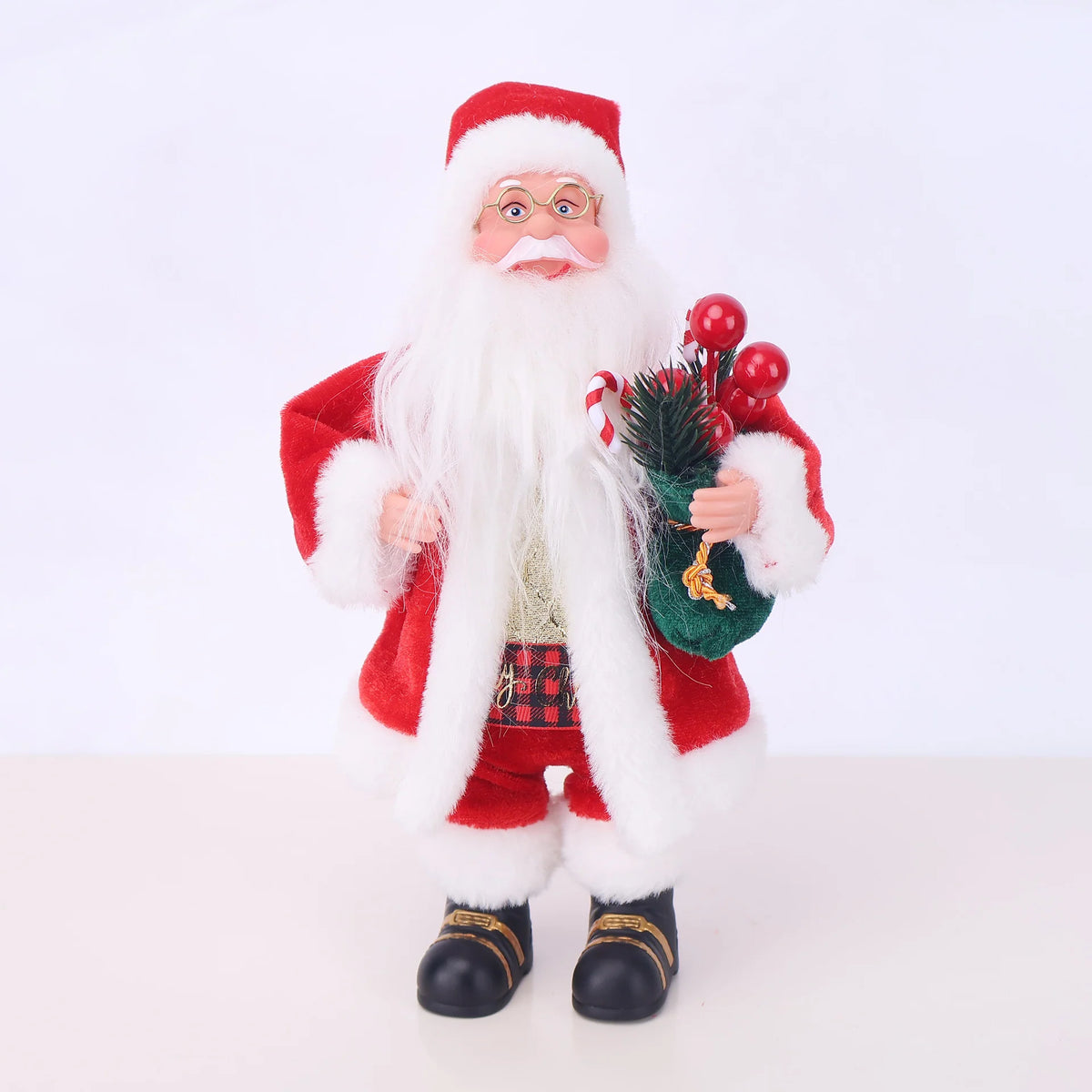 Santa Figurine High-Detail With Lollipop
