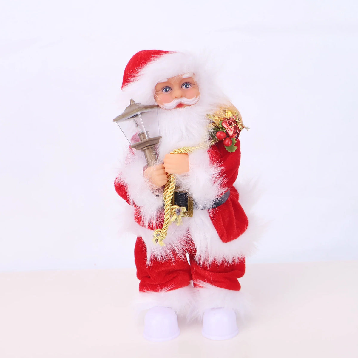 Santa Figurine High-Detail With Lollipop