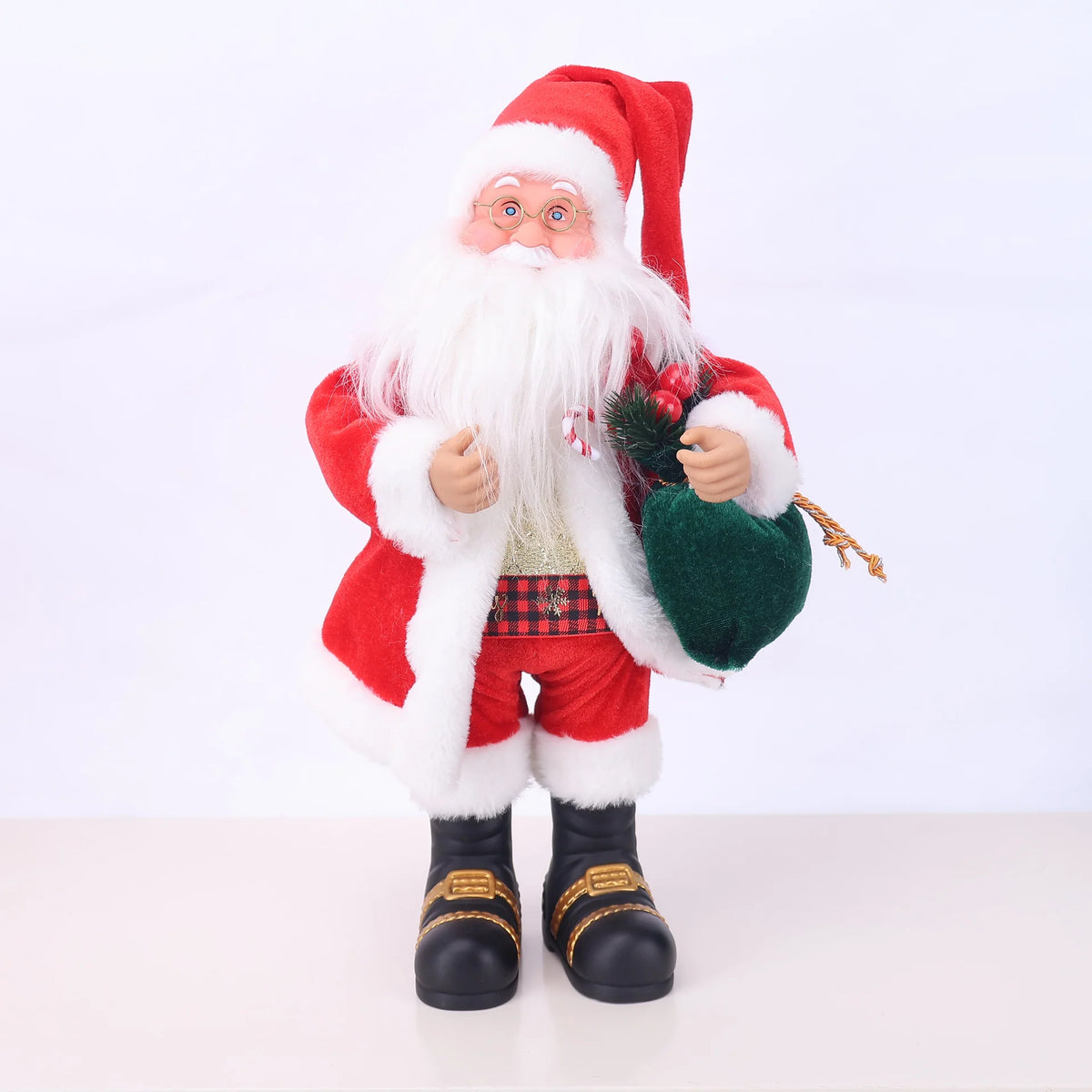 Santa Figurine High-Detail With Lollipop