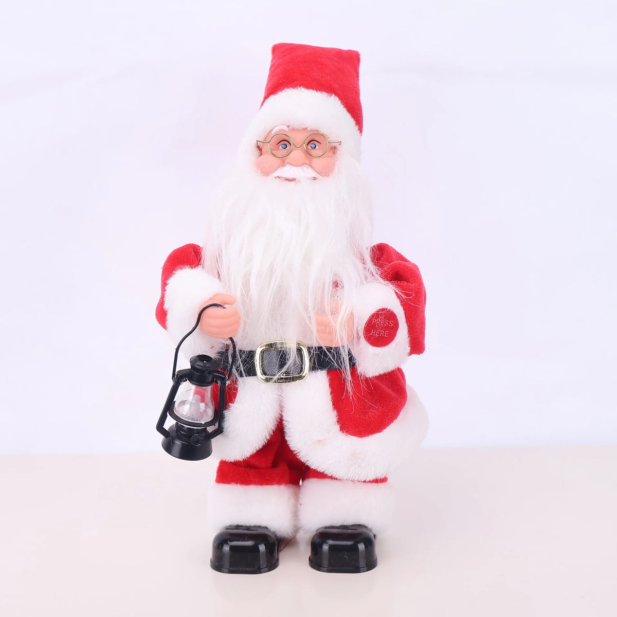 Santa Figurine High-Detail With Lollipop