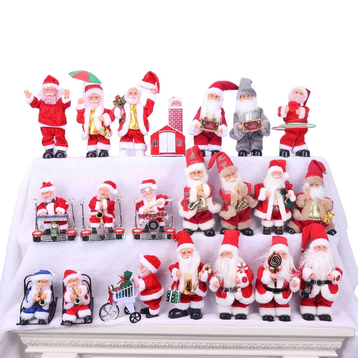 Santa Figurine High-Detail With Lollipop