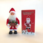 Santa Figurine Music Box Tabletop Holiday Decor