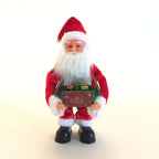 Santa Figurine Music Box Tabletop Holiday Decor