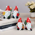 Santa Figurine Playful Pose Durable Tabletop & Shelf Decor