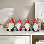Santa Figurine Playful Pose Durable Tabletop & Shelf Decor