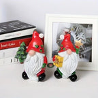 Santa Figurine Playful Pose Durable Tabletop & Shelf Decor