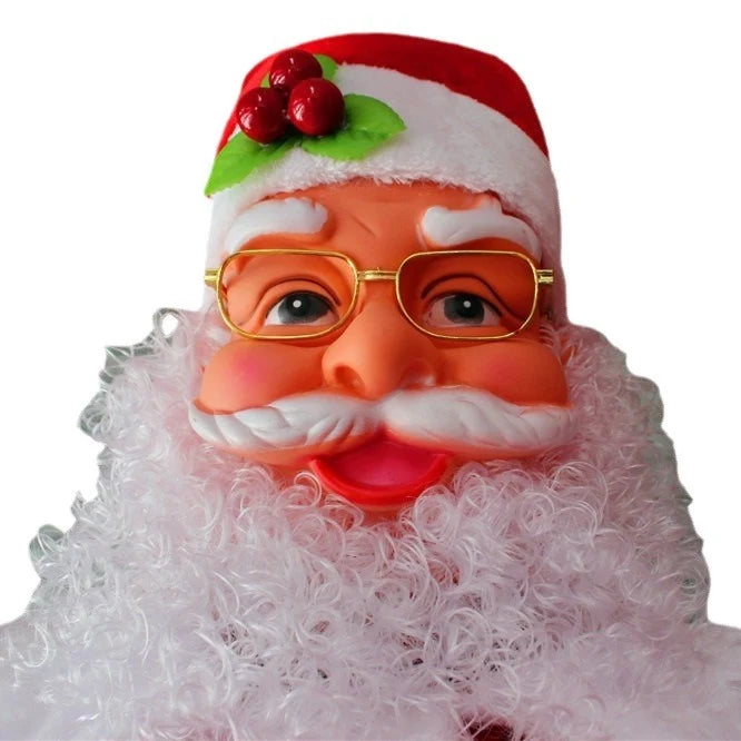 Santa Figurine Plush Red Decorative Accents