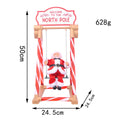 Santa Figurine Swinging Tabletop 50cm Red