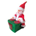 Santa Figurine Tabletop Two-Santa Painted Finish