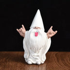 Santa Figurine Tabletop Witty Sign Indoor Outdoor