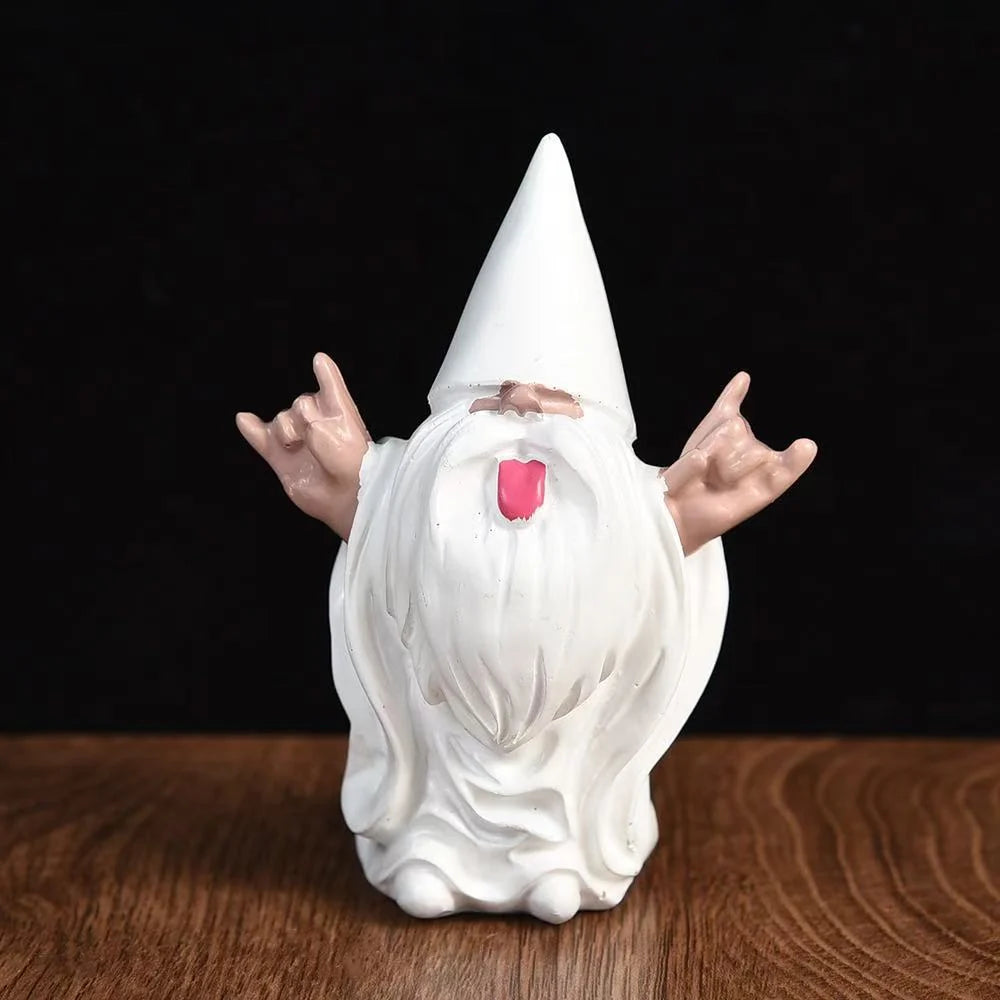 Santa Figurine Tabletop Witty Sign Indoor Outdoor