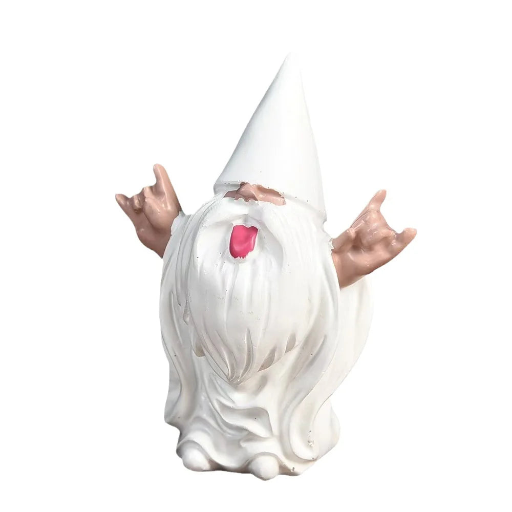 Santa Figurine Tabletop Witty Sign Indoor Outdoor