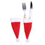 Santa Hat Felt Red And White One Size