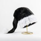 Santa Hat Fleece With Faux Fur Trim