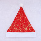 Santa Hat Fleece With Faux Fur Trim