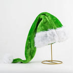 Santa Hat Fleece With Faux Fur Trim