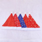 Santa Hat Fleece With Faux Fur Trim