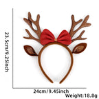 Santa Hat Plush Cute Ears One Size Fits Most
