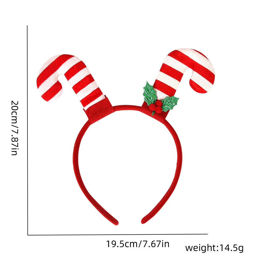 Santa Hat Plush Cute Ears One Size Fits Most
