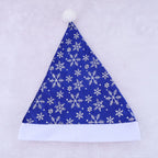Santa Hat Soft Fleece Faux Fur Trim Pom Pom