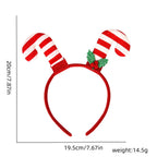 Santa Hat Soft Plush Ears & Pom Pom