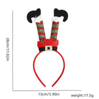 Santa Hat Soft Plush Ears & Pom Pom