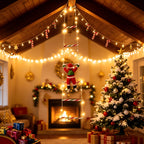 Santa Ladder Lights 8 Modes USB Powered