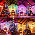 Santa Ladder Lights 8 Modes USB Powered
