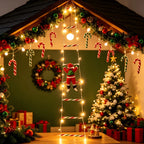 Santa Ladder Lights 8 Modes USB Powered