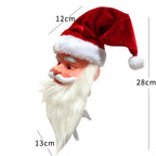 Santa Mask Classic Design Long Soft Beard
