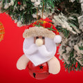 Santa Ornament Felt Bells Hanging & Table Decor