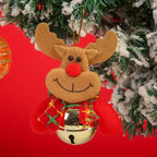 Santa Ornament Felt Bells Hanging & Table Decor