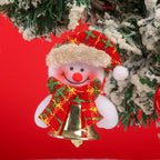 Santa Ornament Felt Hanging With Bell
