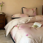 Satin Bed Linen Set Cotton Satin Temperature-Regulating