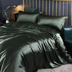 Satin Bedding Set Premium Silk Cooling 4-Piece